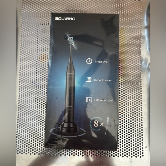 Souwing Electric Toothbrush with Smart Timer, Dupont Bristle, IPX8 Waterproof - Picture 1 of 9